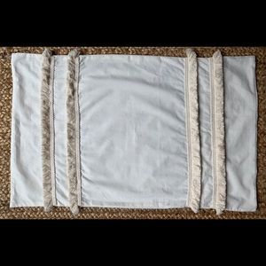 Vintage Cotton Ivory Tassel 2Standard Pillow Cases